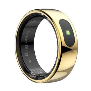 R08 SIZE 7 Smart Ring, Support Heart Rate / Blood Oxygen / Sleep / Multiple Sports Modes(Gold)