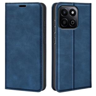 For Honor 200 Smart Retro-skin Magnetic Suction Leather Phone Case(Dark Blue)