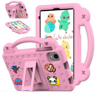 For Alldocube iPlay Mini 2 2024 Handle Kickstand Children EVA Shockproof Tablet Case(Pink)
