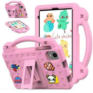 For Alldocube iPlay 50 Mini Pro 2023 8.4 Handle Kickstand Children EVA Shockproof Tablet Case(Pink)