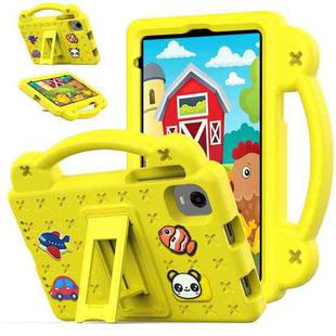 For Alldocube iPlay 50 Mini Pro 2023 8.4 Handle Kickstand Children EVA Shockproof Tablet Case(Yellow)