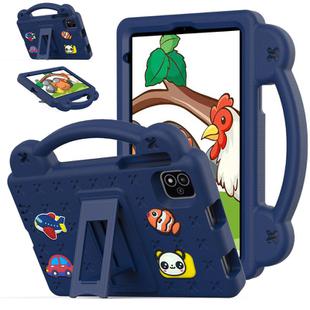 For NEC Lavie Tab T11 T1155 2024 Handle Kickstand Children EVA Shockproof Tablet Case(Navy Blue)