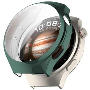 For Huawei Watch 4  Electroplated Full Coverage TPU Watch Protective Case(Emerald Green)