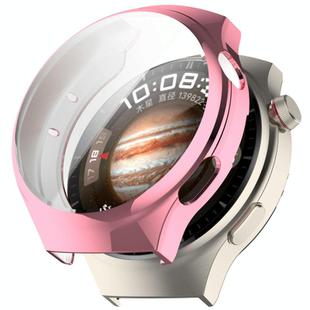 For Huawei Watch 4  Electroplated Full Coverage TPU Watch Protective Case(Pink)