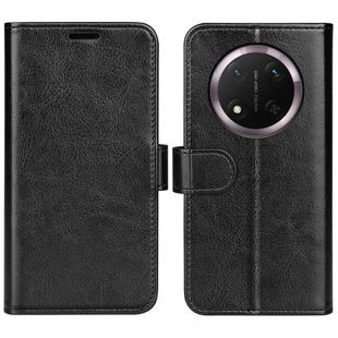 For Honor X9C R64 Texture Horizontal Flip Leather Phone Case(Black)
