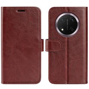 For Honor X9C R64 Texture Horizontal Flip Leather Phone Case(Brown)