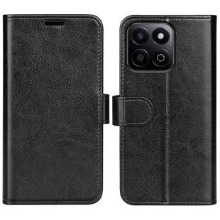 For Honor 200 Smart R64 Texture Horizontal Flip Leather Phone Case(Black)