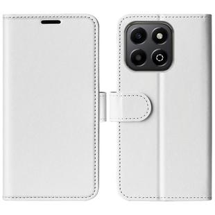 For Honor X6b R64 Texture Horizontal Flip Leather Phone Case(White)