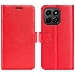 For Honor X6b R64 Texture Horizontal Flip Leather Phone Case(Red)