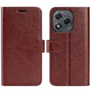 For Honor 400 Lite Global R64 Texture Horizontal Flip Leather Phone Case(Brown)