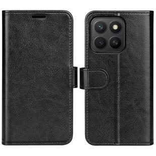 For Honor X8c 4G R64 Texture Horizontal Flip Leather Phone Case(Black)