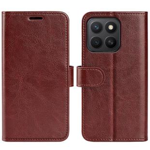 For Honor X8c 4G R64 Texture Horizontal Flip Leather Phone Case(Brown)