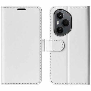 For Honor 400 Pro Global 160.8mm R64 Texture Horizontal Flip Leather Phone Case(White)
