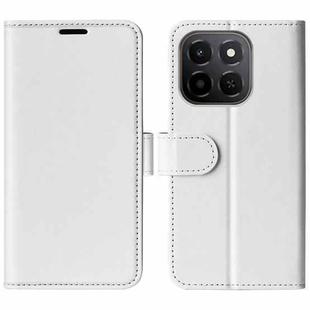 For Honor X6c R64 Texture Horizontal Flip Leather Phone Case(White)