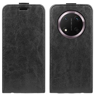 For Honor X9c R64 Texture Single Vertical Flip Leather Phone Case(Black)