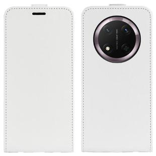 For Honor X9c R64 Texture Single Vertical Flip Leather Phone Case(White)