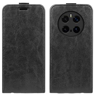 For Honor Magic7 Pro R64 Texture Single Vertical Flip Leather Phone Case(Black)