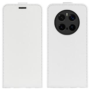 For Honor Magic7 Pro R64 Texture Single Vertical Flip Leather Phone Case(White)