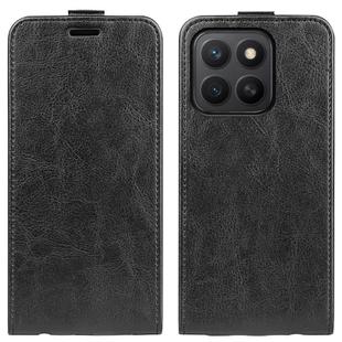 For Honor X8c 4G R64 Texture Single Vertical Flip Leather Phone Case(Black)