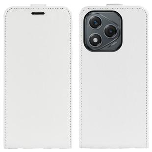 For Honor 400 Lite R64 Texture Single Vertical Flip Leather Phone Case(White)
