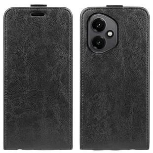 For Honor 400 Global R64 Texture Single Vertical Flip Leather Phone Case(Black)