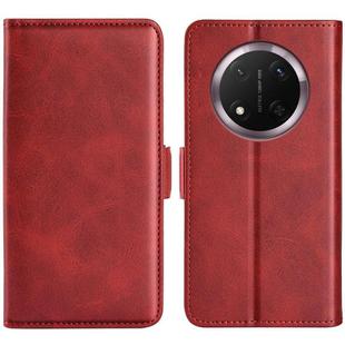 For Honor X9c Dual-side Magnetic Buckle Horizontal Flip Leather Phone Case(Red)