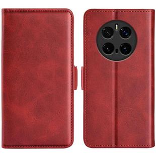 For Honor Magic7 Pro Dual-side Magnetic Buckle Horizontal Flip Leather Phone Case(Red)