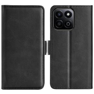 For Honor 200 Smart Dual-side Magnetic Buckle Horizontal Flip Leather Phone Case(Black)