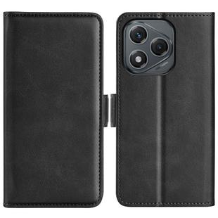 For Honor 400 Lite Global Dual-side Magnetic Buckle Horizontal Flip Leather Phone Case(Black)