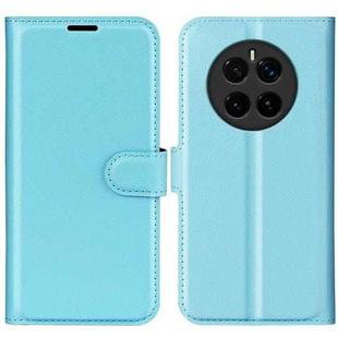 For Honor Magic7 5G Litchi Texture Horizontal Flip Leather Phone Case with Holder(Blue)
