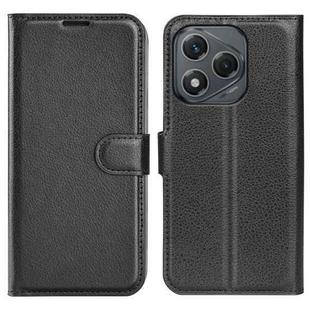 For Honor 400 Lite Litchi Texture Horizontal Flip Leather Phone Case with Holder(Black)