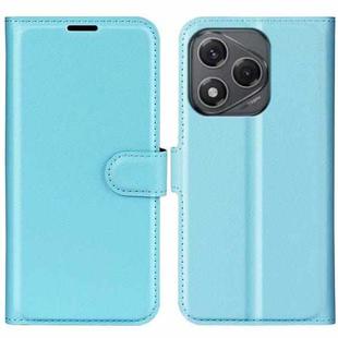 For Honor 400 Smart Litchi Texture Horizontal Flip Leather Phone Case with Holder(Blue)