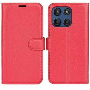 For Motorola Moto G Stylus 5G 2025 Litchi Texture Horizontal Flip Leather Phone Case with Holder(Red)