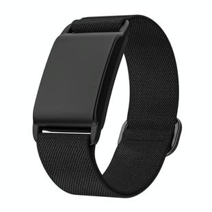 For WHOOP 4.0 Watch Case Integrated Elastic Nylon Watch Band(Black)