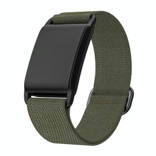 For WHOOP 4.0 Watch Case Integrated Elastic Nylon Watch Band(Army Green)
