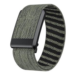 For WHOOP 4.0 Elastic Force Decorative Design Nylon Watch Band(Gray Green)