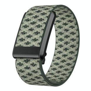 For WHOOP 4.0 Elastic Force Decorative Design Pashm Nylon Watch Band(Olive Green)