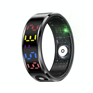 R12 SIZE 10 Smart Ring, Support Heart Rate / Blood Oxygen / Sleep / Multiple Sports Modes(Black)