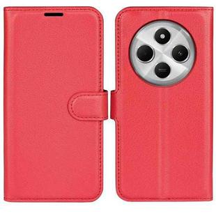 For Xiaomi Redmi 14C 4G Litchi Texture Horizontal Flip Leather Phone Case with Holder(Red)