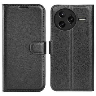 For Redmi K80 Pro / Poco F7 Ultra Litchi Texture Horizontal Flip Leather Phone Case with Holder(Black)