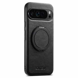 For Google Pixel 10 Pro Suteni G3 Suteni G3 Oil Wax 360 Rotation Holder MagSafe Back Phone Case(Black)