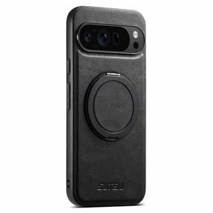 For Google Pixel 10 Suteni G3 Suteni G3 Oil Wax 360 Rotation Holder MagSafe Back Phone Case(Black)