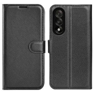 For OnePlus Nord 5 / Ace 5 Ultra Litchi Texture Horizontal Flip Leather Phone Case with Holder(Black)