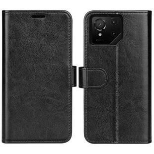 For Asus ROG Phone 9 / 9 Pro R64 Texture Horizontal Flip Leather Phone Case(Black)