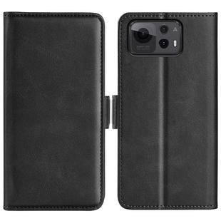 For Asus Zenfone 12 Ultra Dual-side Magnetic Buckle Horizontal Flip Leather Phone Case(Black)
