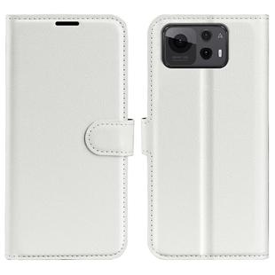 For Asus Zenfone 12 Ultra Litchi Texture Horizontal Flip Leather Phone Case with Holder(White)