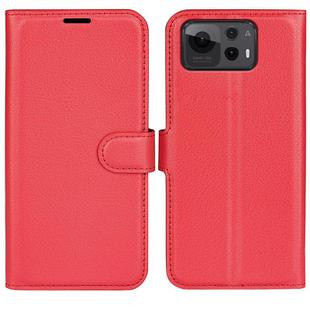 For Asus Zenfone 12 Ultra Litchi Texture Horizontal Flip Leather Phone Case with Holder(Red)