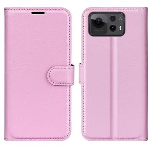 For Asus Zenfone 12 Ultra Litchi Texture Horizontal Flip Leather Phone Case with Holder(Pink)