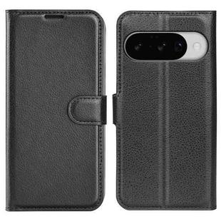 For Google Pixel 10 / 10 Pro Litchi Texture Horizontal Flip Leather Phone Case with Holder(Black)