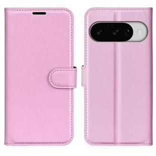 For Google Pixel 10 / 10 Pro Litchi Texture Horizontal Flip Leather Phone Case with Holder(Pink)